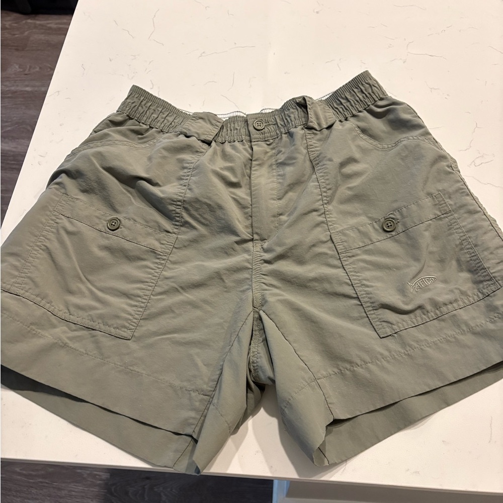 Aftco green shorts 
10/10 condition